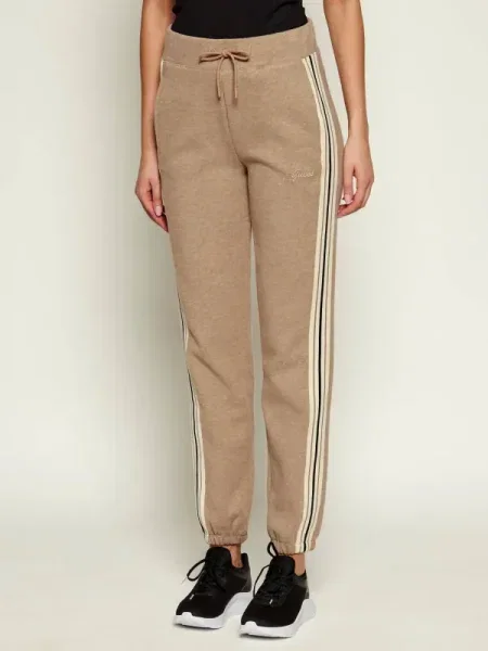 Pantaloni de jogging Guess Active de lână maro
