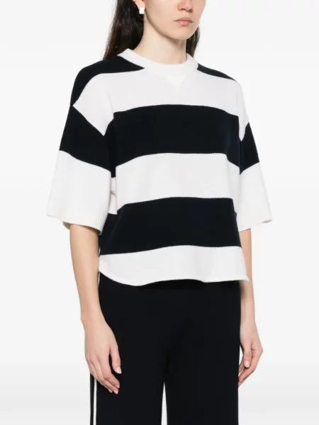 Pulover Dorothee Schumacher cu dungi alb