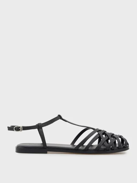 Шкіряні босоніжки Prpy чорні