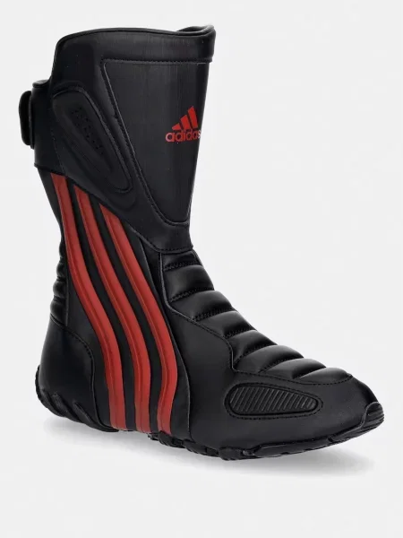 Adidas Originals Ghost Moto Mid παπούτσια μοτοσικλέτας Γυναικεία δερμάτινα μαύρο
