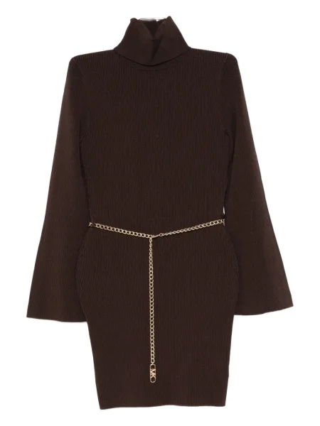 Rochie mini Michael Kors de costum maro