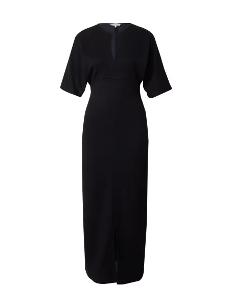 Tommy Hilfiger Rochie cocktail Shiny Interlock C-Nk Ss Bleumarin albastru