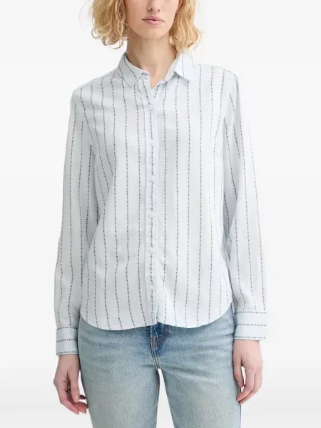 Curea Levi's® cu broderie cu cataramă cu dungi albastru