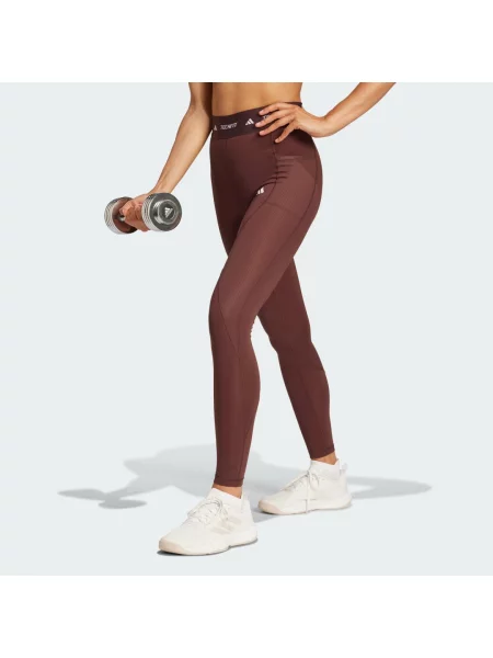 Legginsy Techfit COLD.RDY Full-Length brązowe
