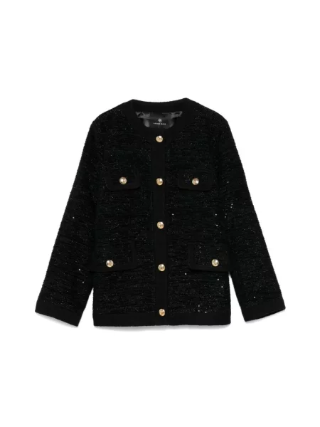 Kurtka Anine Bing wełniana czarna