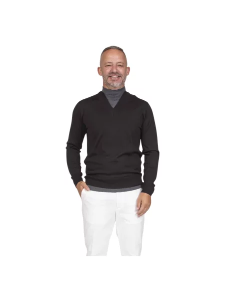Sweter Paolo Pecora brązowy