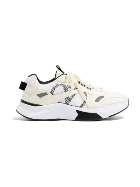 Lniane sneakersy Valentino Garavani białe