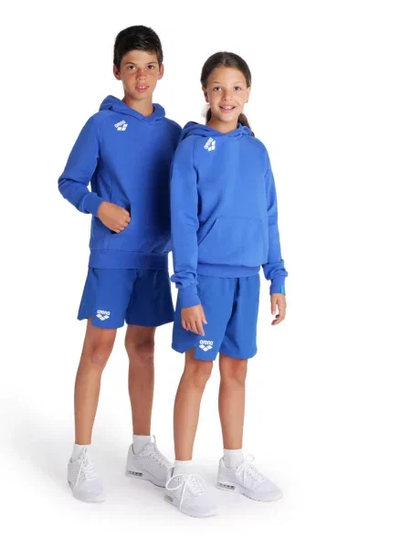 Bluza Arena Junior Team Hooded Sweat Panel z kapturem niebieska