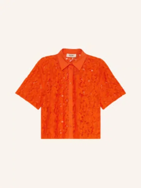 Mos Mosh Košile Mmlia Z Krajky neonově oranžová