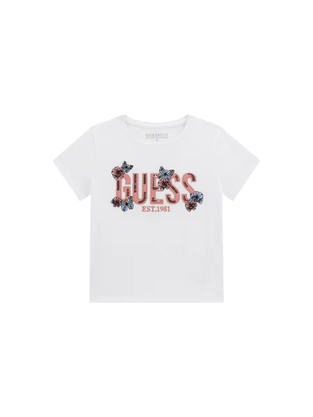 Guess T-shirt Regular Fit bijela