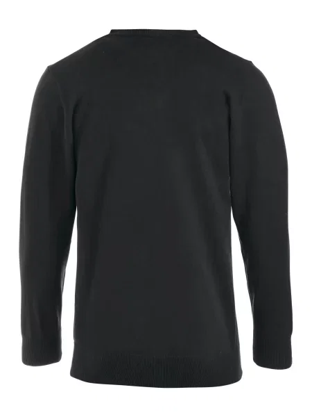 Clique sweter Aston dekolt w serek – black czarny