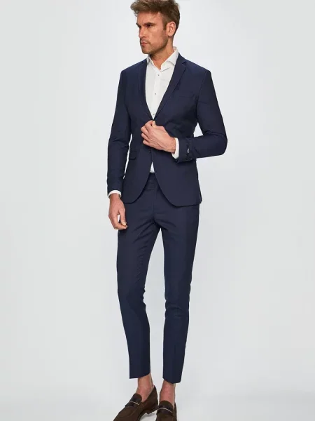 Premium by Jack&Jones hlače modra