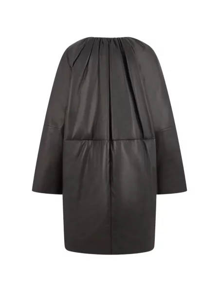 Palton Toteme din piele negru