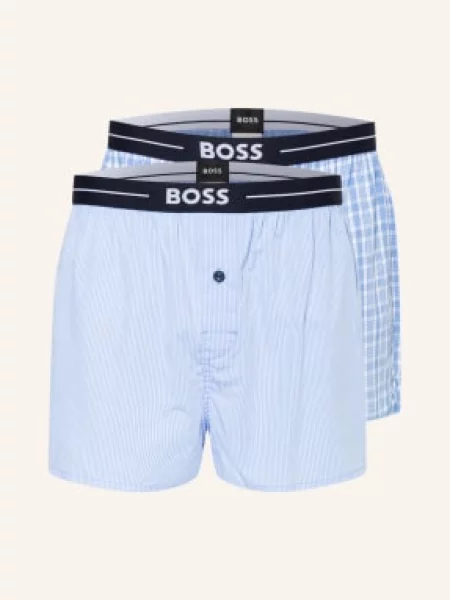 Boss Bokserki Tkane blau