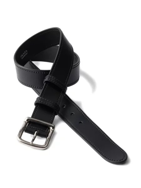 Curea Prada din piele negru