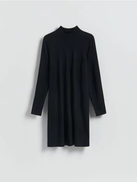 Reserved Сукня з високим вмістом модалу чорний