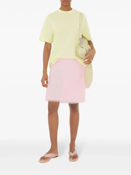Sandale Burberry fără toc roz
