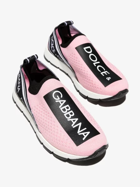 Sneakersy dziecięce Dolce And Gabbana różowe