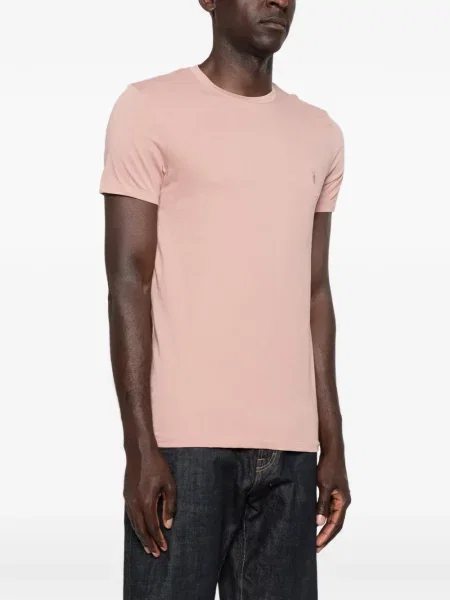Tricou Allsaints cu broderie alb
