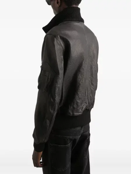 Geanta de piele Dolce & Gabbana negru