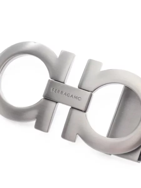 Cu centură curea Ferragamo cu cataramă negru