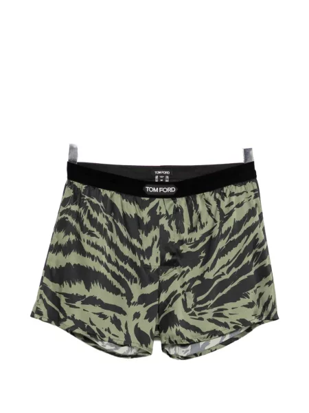 Șosete Tom Ford cu imagine cu dungi de tigru verde