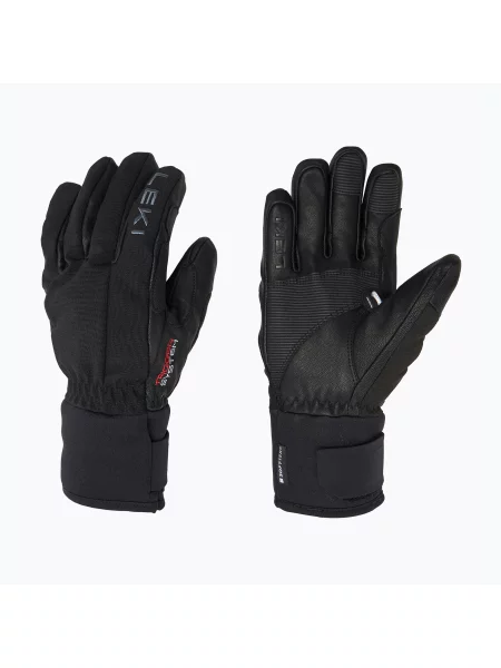 Мъжки скиорски ръкавици LEKI Argus 3D black черно