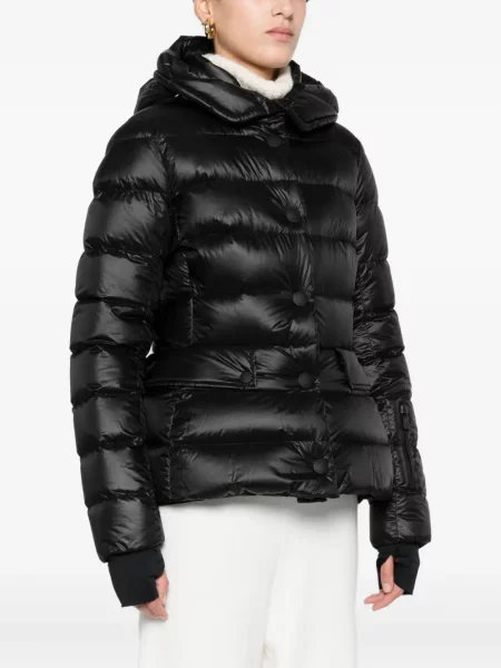 Geacă Moncler Grenoble cu glugă negru
