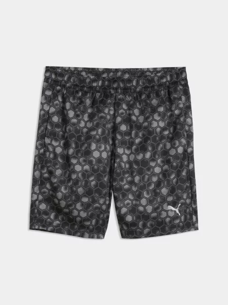 Дитячі Повсякденні шорти PUMA Ess Training Aop Shorts комбінований верх чорний