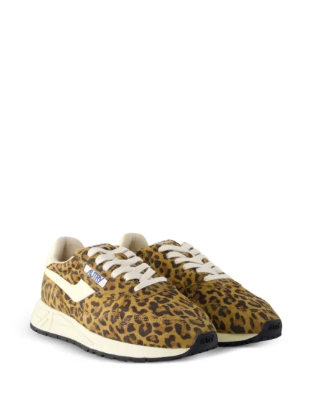 Sneakerși Autry cu model leopard maro