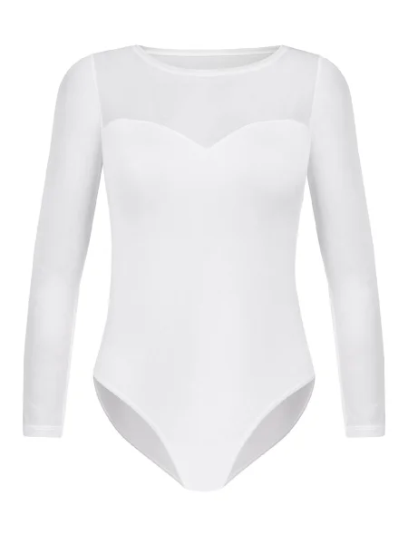 TEYLI Bodi majica bela