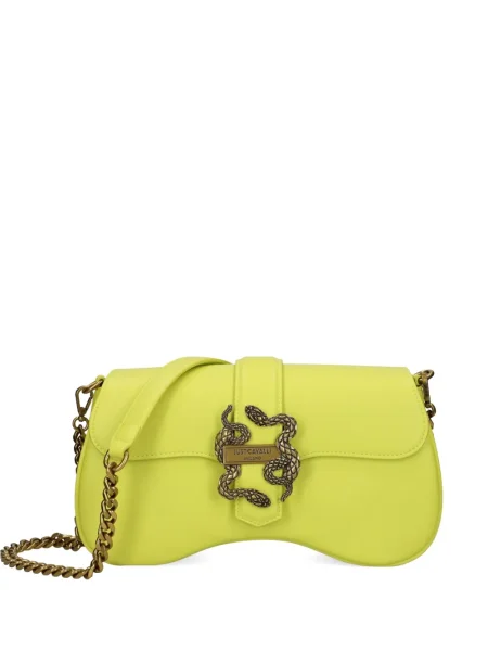 Боди Just Cavalli с катарама със змийски принт зелено