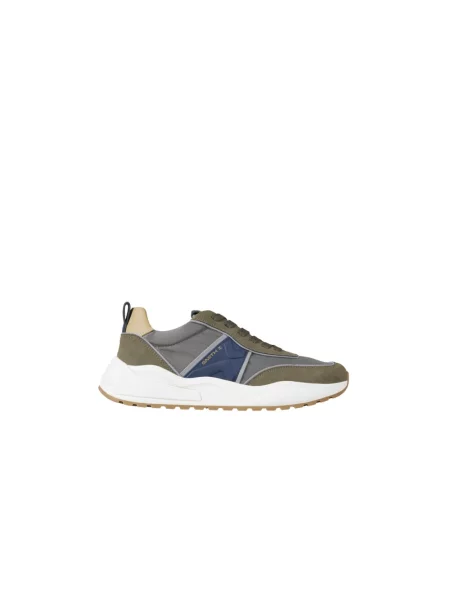 Sneakersy Alexander Smith z logo zielone