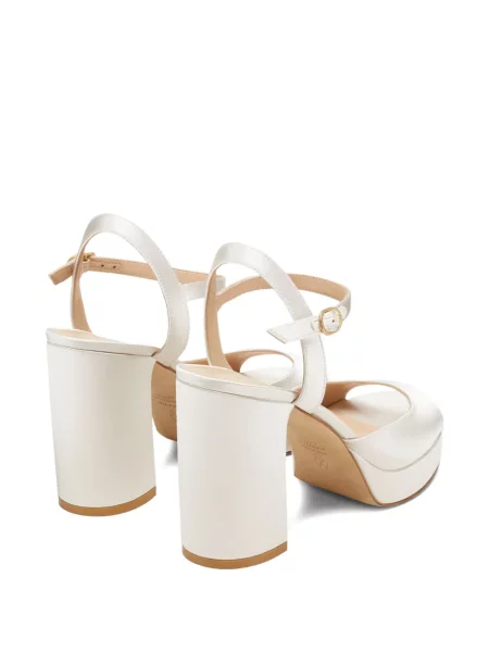 Sandale Stuart Weitzman cu platformă alb
