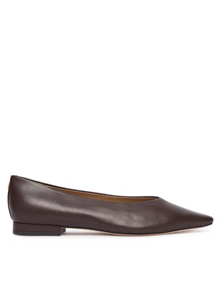 LAUREN RALPH LAUREN Balerinos Audri Tamsiai ruda