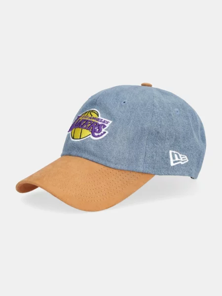 Шапка с козирка New Era синьо