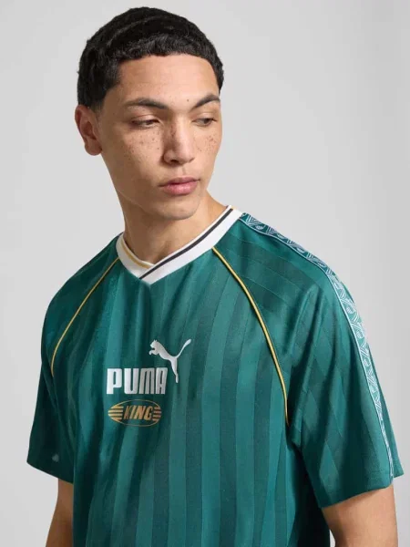 Koszulka Puma Performance z nadrukiem z dżerseju zielona