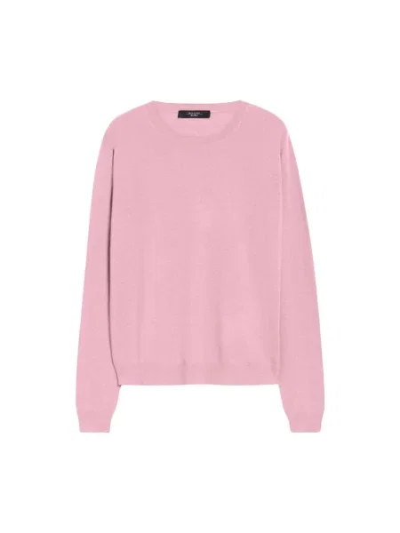Sweter Max Mara wełniany różowy
