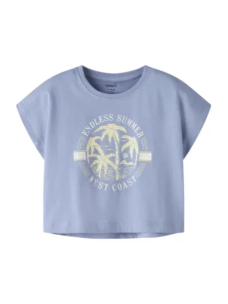 NAME IT Tricou Vilma / mov liliachiu bej