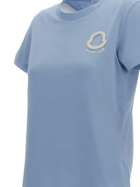 Tricou Moncler cu autograf albastru