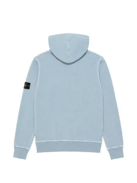 Bluza z kapturem dziecięca Stone Island niebieska