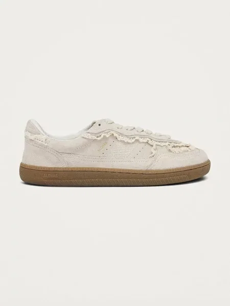 Alohas Barefoot Crochet sneakers pentru femei din piele întoarsă bej