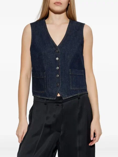 Vestă denim Frame albastru