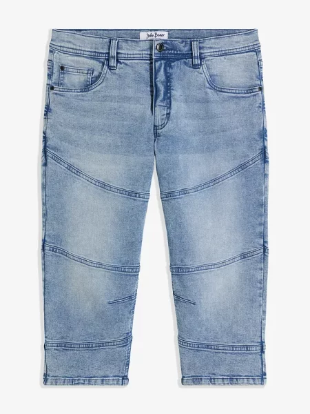 Dżinsy ze stretchem regular fit straight niebieskie