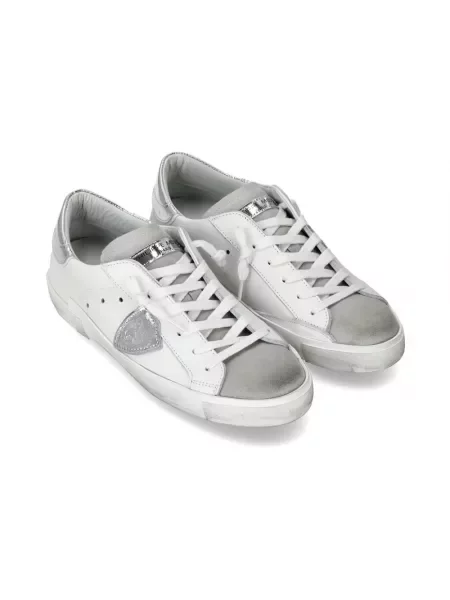 Sneakersy Philippe Model skórzane białe