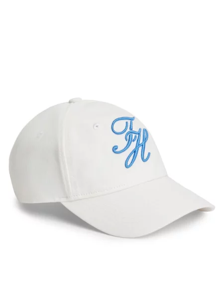 Tommy Hilfiger Kapa s šiltom Logo Embroidery Baseball Cap bela