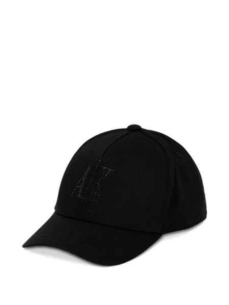 Șapcă Armani Exchange cu autograf negru