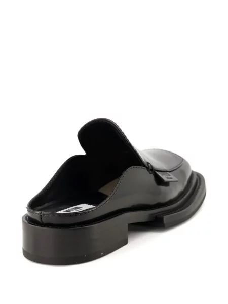 Papuci tip mules Moschino din piele negru