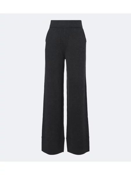 Pantaloni Jardin Des Orangers de lână gri