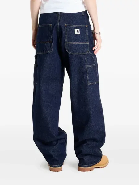 Pantaloni Carhartt Wip albastru